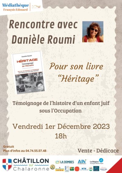 Rencontre avec Danielle Roumi pour son livre "Héritage"
