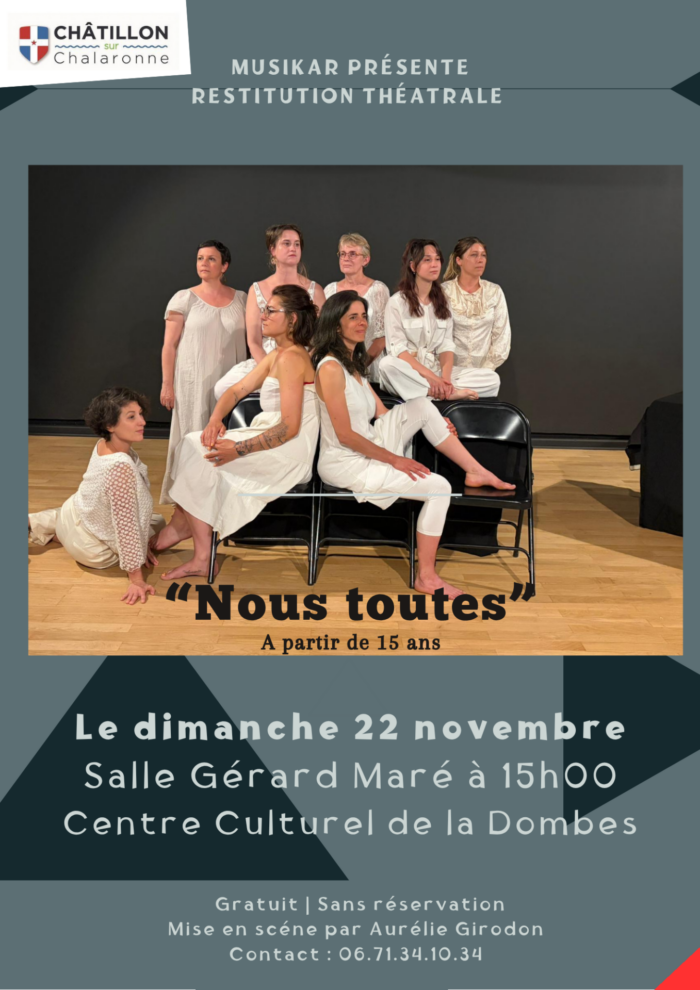 Représentation théâtrale « Nous toutes »
